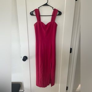 Abercrombie pink midi dress, size S. Worn once.